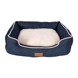 Wrangler Sherpa Rope Trimmed Cuddler Box Pet Bed  Wrangler Pet